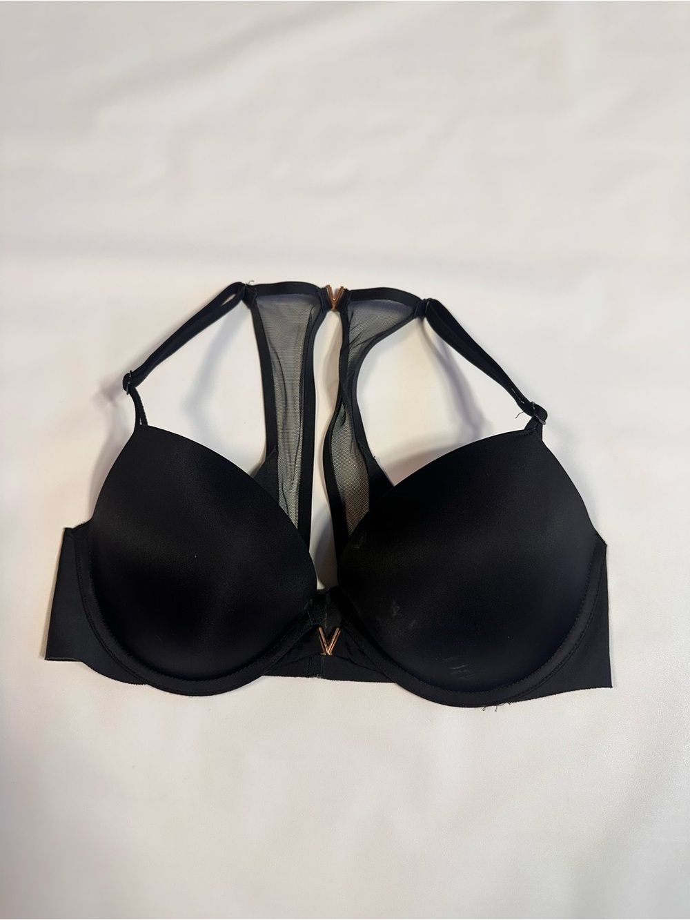 Victoria's Secret Black Racerback Push-Up Bra